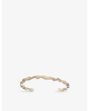La Maison Du Couturier Biiju Sandstorm 18Ct-Plated Sterling- Cuff Bracelet - White