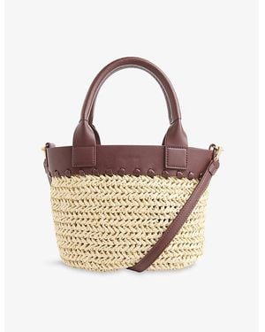 Whistles May Straw Cross-Body Bag - Metallic
