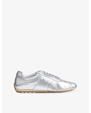 LK Bennett Spring Leather Trainers - White