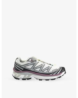Salomon Xt-6 Woven Trainers - White