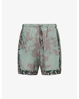 Dries Van Noten Piperi Woven Shorts - Grey