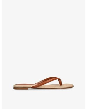 Gianvito Rossi Calypso Leather Sandals - Brown