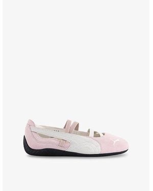 PUMA Speedcat Ballet Suede Low-Top Trainers - White