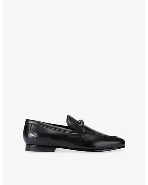 Kurt Geiger Alton Leather Loafers - Black