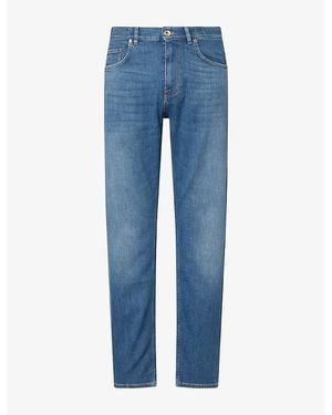 Eleventy Straight-Leg Denim Jeans - Blue