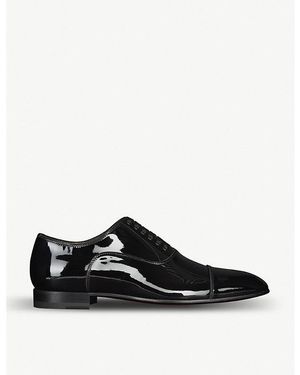 Christian Louboutin Greggo Leather Oxford Shoes - Black