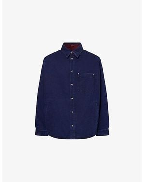 Gucci Reversible Oversized Denim Shirt - Blue