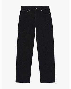 The Kooples Straight-Leg Slim-Fit Stretch-Denim Jeans - Blue