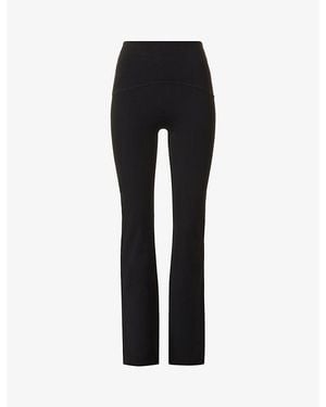 Spanx Spanxshape Booty Boost Flared Stretch-Jersey Leggings - Black
