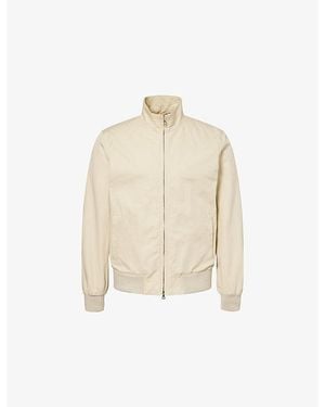 Orlebar Brown Alvaro High-Neck Cotton-And-Linen Jacket - Natural