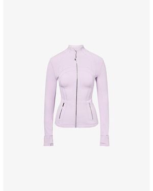 lululemon Define Nulu Cropped Stretch-Woven Jacket - Purple