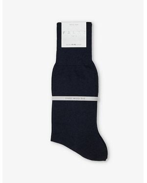 FALKE No3 Wool-Silk Socks - Blue