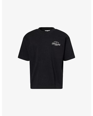 The Couture Club Club De Soci Graphic Cotton T-Shirt - Black
