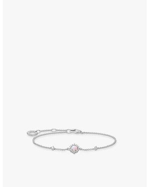 Thomas Sabo Opa 925 Sterling- And Zirconia Chain Bracelet - White