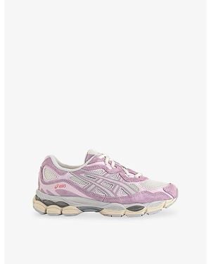 Asics Gel-Nyc Mesh And Suede Trainers - Purple