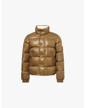 Moncler Tripiti Relaxed-Fit Shell-Down Jacket - Brown