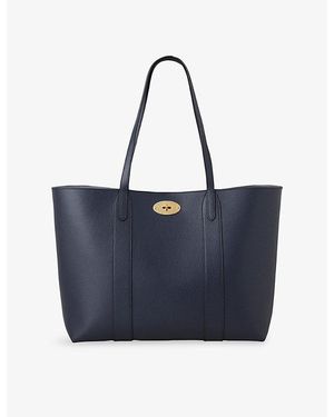 Mulberry Bayswater Leather Tote Bag - Blue