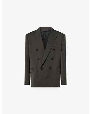 Acne Studios Jarvel Herringbone Woven Blazer - Black
