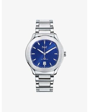 Piaget Polo Stainless-Steel Watch 42Mm - Blue
