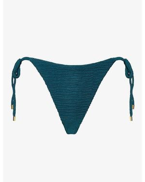 Cheap Monday Palma Thong Bikini Bottoms - Blue
