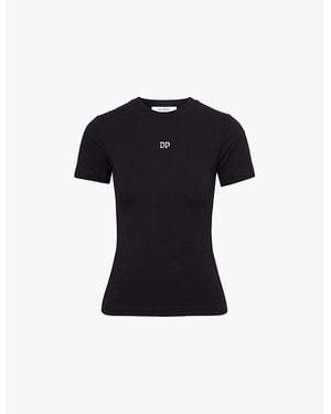 Daily Paper Unit Fitted Cotton-Jersey T-Shirt - Black