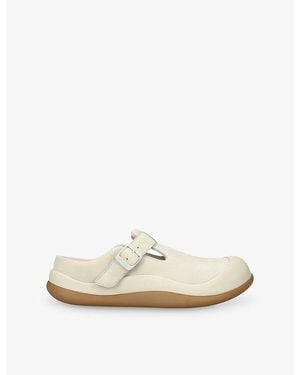 Axel Arigato Squish Suede Mules - White