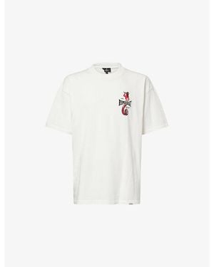 Represent The Viper Dice Graphic-Print Cotton T-Shirt - White