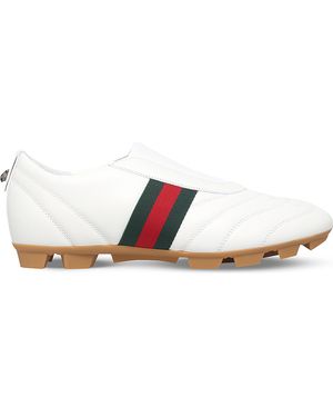 Gucci Titan Leather Football Boots - White