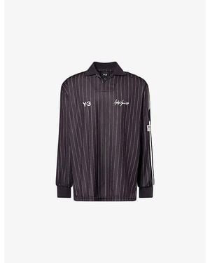 Y-3 Elite 5 Football Long-Sleeve Woven Top - Blue