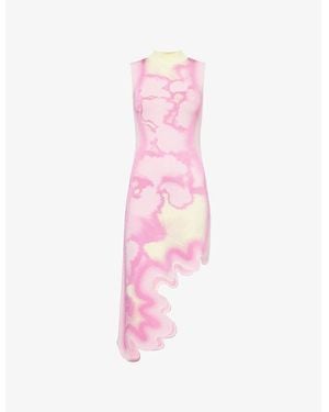 Ph5 Brooklyn Sleeveless Stretch-Woven Midi Dress - Pink