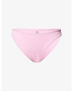 Cheap Monday Seychelles Ribbed Bikini Bottoms - Pink