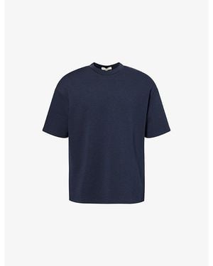 Arne Everyday Luxe Cotton-Blend T-Shirt - Blue