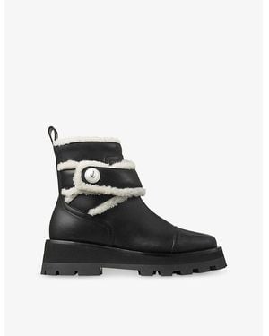 Jimmy Choo Meena Leather Ankle Boots - Black