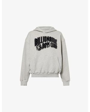 BBCICECREAM Distorted-Logo Relaxed-Fit Cotton Hoody - White