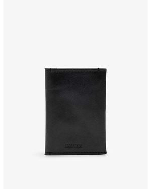 AllSaints Bifold Leather Wallet - Black