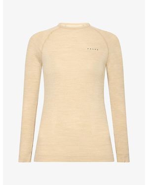 FALKE Wool-Tech Long-Sleeve Thermal Top - Natural