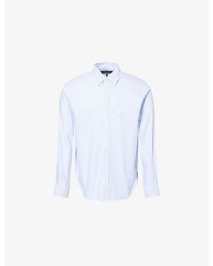 Rag & Bone Classic Oxford Cotton Shirt - Blue