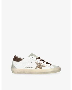 Golden Goose Exclusive Super-Star 1 Leather Trainers - Natural