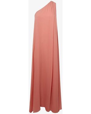 Reiss Charly One-shoulder Woven Maxi Dress - White