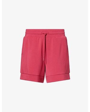 Varley Atrium High-Rise Woven Shorts - Red