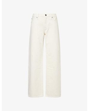 FRAME The Lowkey Saturday Cotton Denim Jeans - White