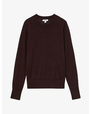 Reiss Sadie Wool Sweater - Purple