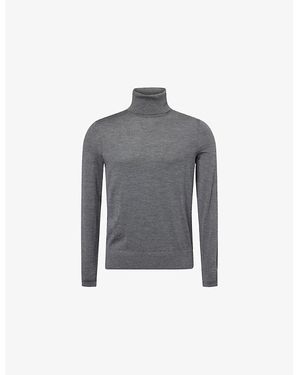 Tom Ford Turtleneck Regular-Fit Wool Sweater - Gray