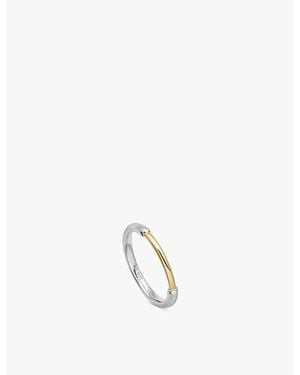 Astley Clarke Aurora U-Hoop 18Ct Vermeil Ring - Metallic