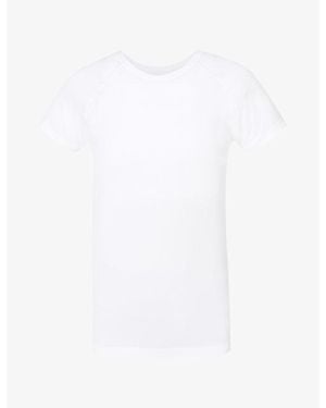 Sweaty Betty Athlete Seamless Workout Stretch-Jersey T-Shirt - White