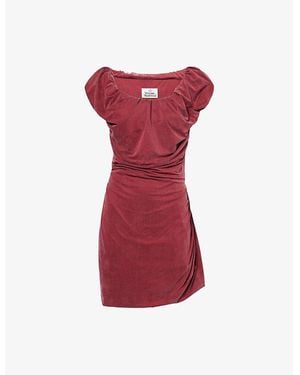 Vivienne Westwood Ginnie Draped Stretch-Jersey Mini Dress - Red