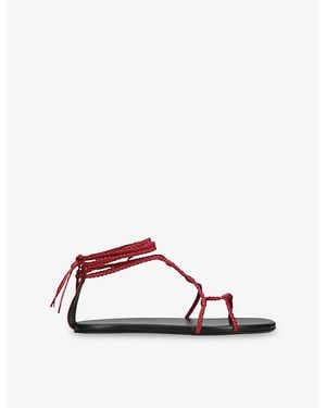 Jude Atlas Leather Sandals - Brown
