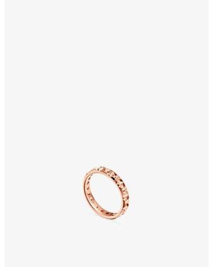 Tiffany & Co. Tiffany T True Narrow Ring 18Ct Rose- Ring - White