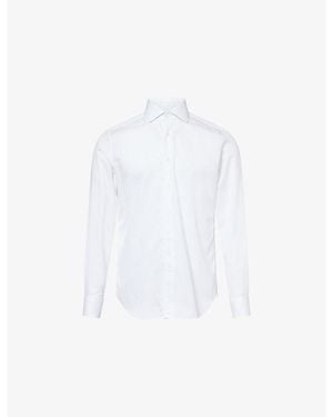 Corneliani Regular-Fit Classic-Collar Cotton Shirt - White