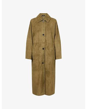 Arma Judy Suede Coat - Green